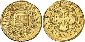 1700. Carlos II. Sevilla. M. 8 escudos. ... 