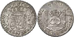 1760. Fernando VI. Guatemala. P. 8 reales. ... 