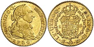 1784/3. Carlos III. Madrid. JD. 1 escudo. ... 