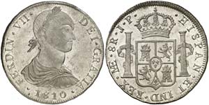 1810. Fernando VII. Lima. JP. 8 reales. ... 