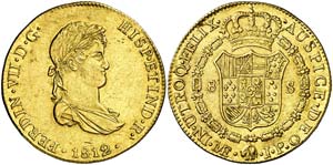 1812. Fernando VII. Lima. JP. 8 escudos. ... 
