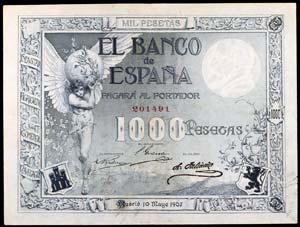 1907. 1000 pesetas. (Ed. B101) (Ed. 317) ... 