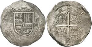 s/d. Felipe II. Granada. F. 8 reales. (AC. ... 