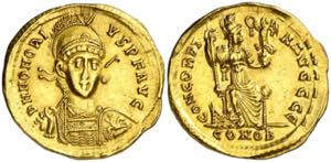 (402-403 d.C.). Honorio. Constantinopla. ... 