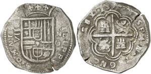 1597. Felipe II. Granada. M. 8 reales. (AC. ... 