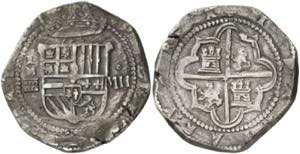 s/d. Felipe II. Segovia. I-M. 8 reales. (AC. ... 