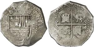 1591. Felipe II. Sevilla. ¿? 8 reales. (AC. ... 