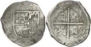 1598. Felipe II. Sevilla. B. 8 reales. (AC. ... 
