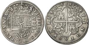 1587. Felipe II. Segovia. 8 reales. (AC. ... 