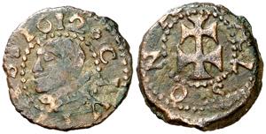 1612. Felipe III. Solsona. 1 diner. (AC. 52) ... 