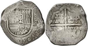 1601. Felipe III. Sevilla. (B). 8 reales. ... 