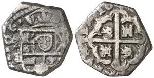 1642. Felipe IV. MD (Madrid). B. 1 real. ... 