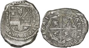 1641. Felipe IV. MD (Madrid). B. 8 reales. ... 