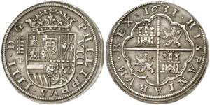 1631. Felipe IV. Segovia. P. 8 reales. (AC. ... 