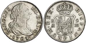 1784. Carlos III. Madrid. JD. 2 reales. (AC. ... 