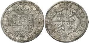 1598. Felipe II. Segovia. 8 reales. (AC. ... 
