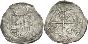 1594. Felipe II. Toledo. C. 8 reales. (AC. ... 