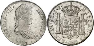 1821. Fernando VII. Lima. JP. 8 reales. (AC. ... 