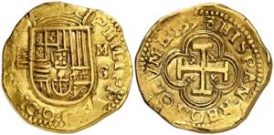 1598. Felipe II. Granada. M. 4 escudos. (AC. ... 