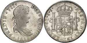 1812. Fernando VII. México. JJ. 8 reales. ... 