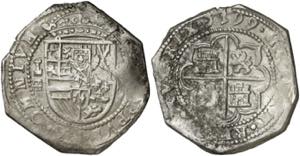 1599/7. Felipe III. Segovia. Castillejo. 8 ... 