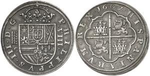 1607. Felipe III. Segovia. C. 8 reales. (AC. ... 
