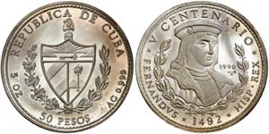 Cuba. 1990. 50 pesos. (Kr. 295). V ... 