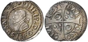 1653. Felipe IV. Barcelona. 1 croat. (AC. ... 