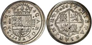 1684. Carlos II. Segovia. BR. 4 reales. (AC. ... 