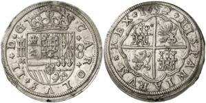 1682/60. Carlos II. Segovia. M. 8 reales. ... 
