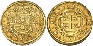 1683. Carlos II. Segovia. BR. 8 escudos. ... 