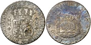 1759. Fernando VI. México. MM. 8 reales. ... 