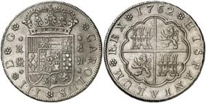 1762. Carlos III. Madrid. JP. 8 reales. (AC. ... 