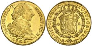 1781/79. Carlos III. Madrid. PJ. 4 escudos. ... 