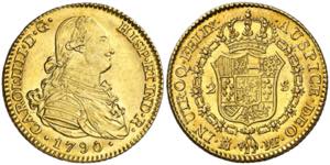 1790. Carlos IV. Madrid. MF. 2 escudos. (AC. ... 