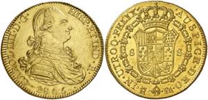 1805. Carlos IV. Madrid. FA/PJ. 8 escudos. ... 