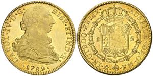 1789. Carlos IV. México. FM. 8 escudos. ... 