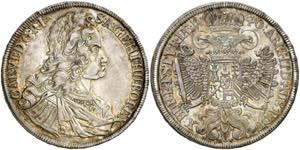 1740. Carlos VI. Graz. 1 taler. (Kr. 1610.4) ... 