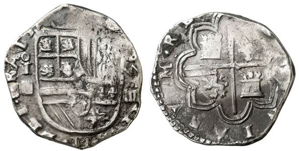 1595. Felipe II. Segovia. I. 4 reales. (AC. ... 