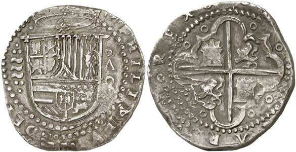 s/d. Felipe II. Valladolid. A. 8 reales. ... 