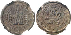 1620. Felipe III. Segovia. 4 maravedís. ... 