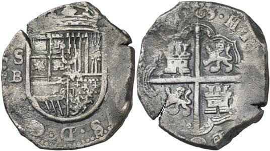 1603. Felipe III. Sevilla. B. 8 reales. (AC. ... 