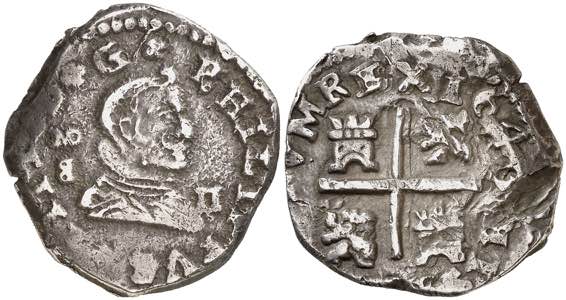 1643. Felipe IV. MD (Madrid). . 2 reales. ... 