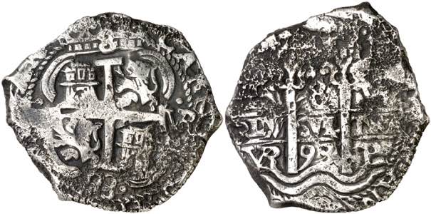 1693. Carlos II. Potosí. VR. 8 reales. (AC. ... 