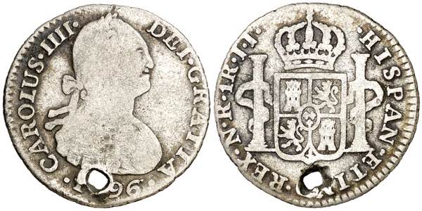 1796. Carlos IV. Santa Fe de Nuevo Reino. ... 