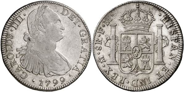 1799. Carlos IV. México. FM. 8 reales. (AC. ... 
