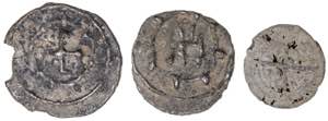 Lote de 3 plomos monetiformes medievales. A ... 