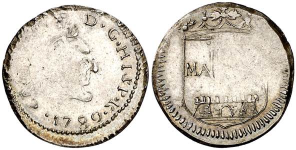 1789. Carlos IV. Mahón. Medalla de ... 