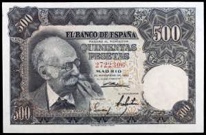 1951. 500 pesetas. (Ed. D61) (Ed. 460). 15 ... 