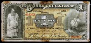 México. Mérida, Yucatán. 1892. El Banco ... 